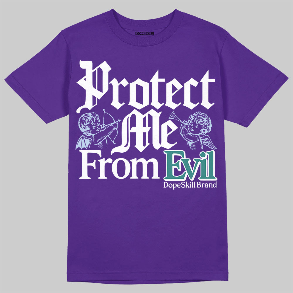 Grape 5s superstreetwear T-Shirt Protect Me From Evil Graphic