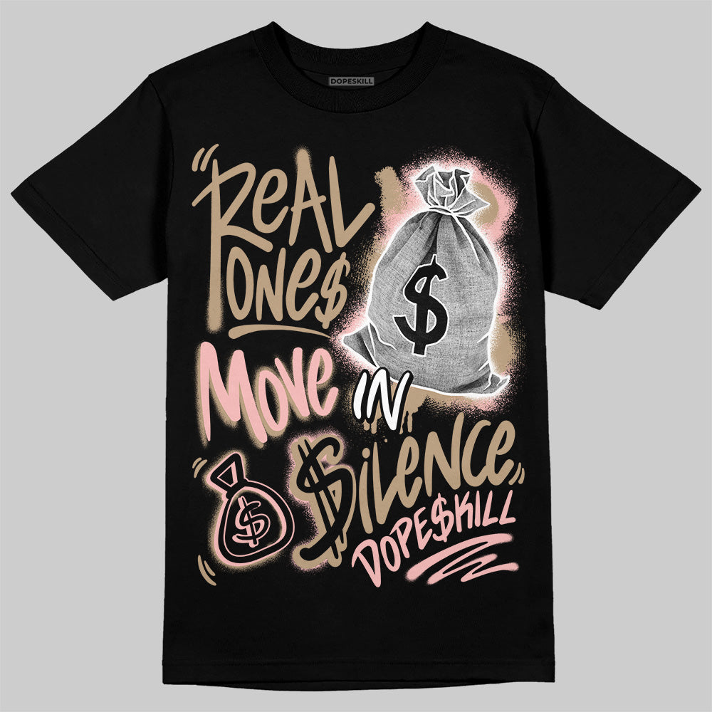 AIR FORCE 1 LINEN superstreetwear T-Shirt Real Ones Move In Silence Graphic