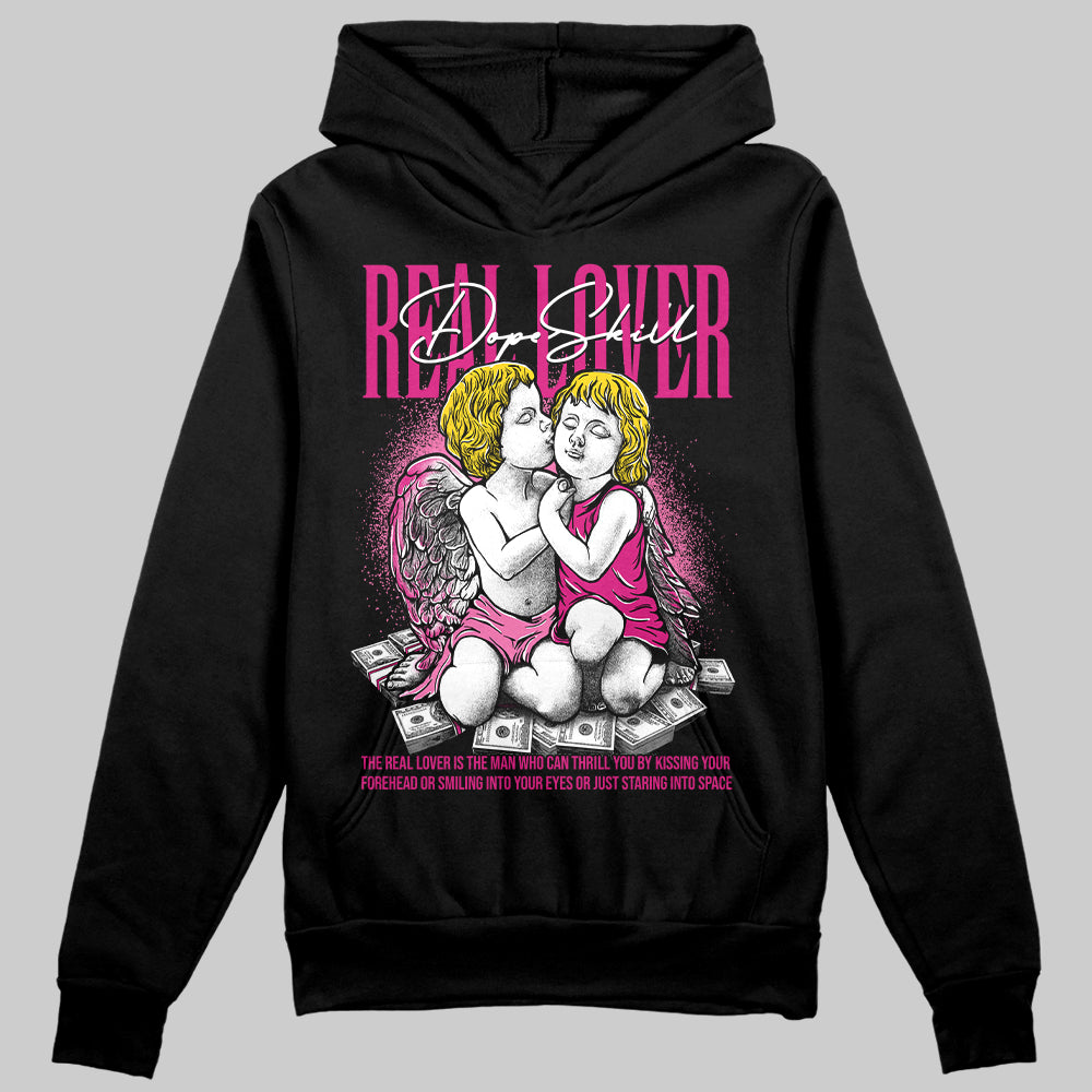 Rick RO Pink Leather Sneakers superstreetwear Hoodie Sweatshirt Real Lover Graphic