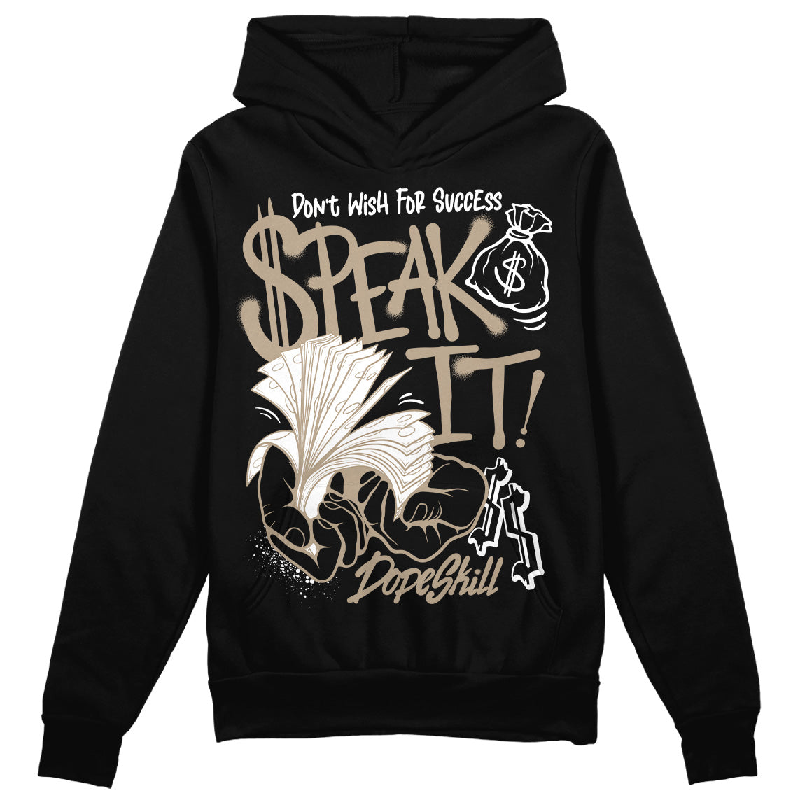 Latte 1s superstreetwear Hoodie Sweatshirt Speak It Graphic