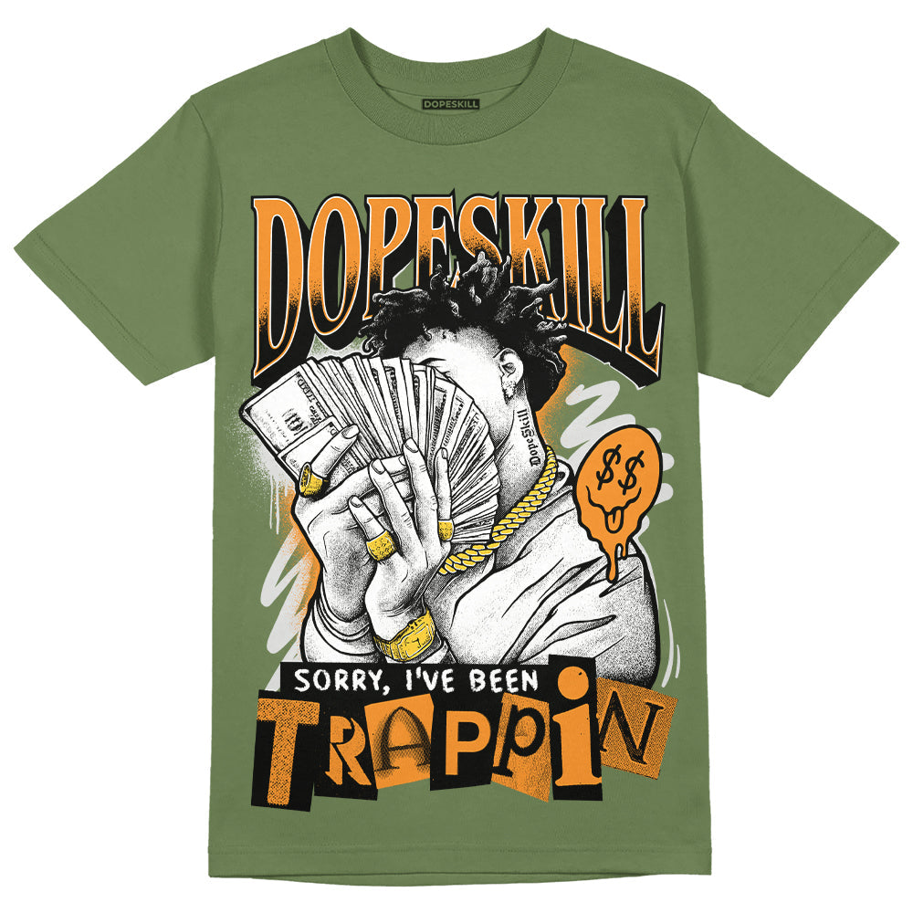Olive 5s superstreetwear Olive T-shirt Sorry I've Been Trappin Graphic
