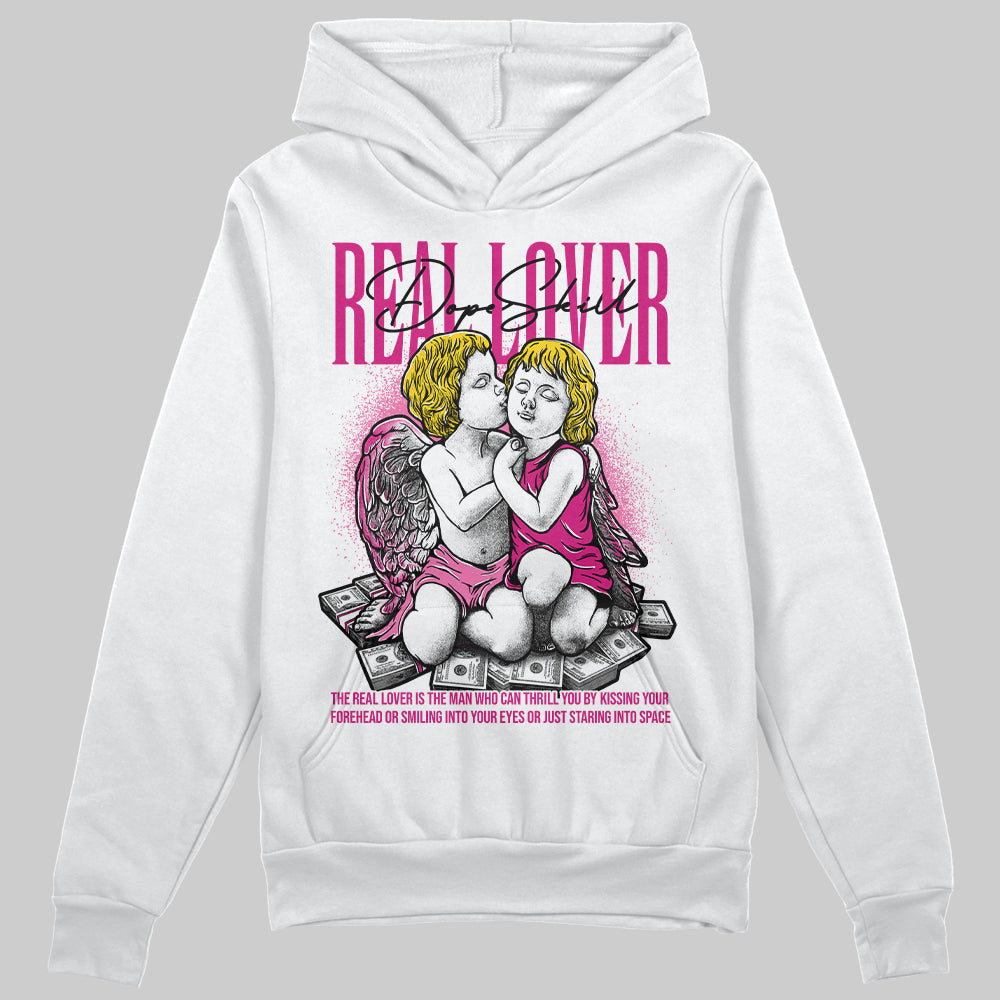 Rick RO Pink Leather Sneakers superstreetwear Hoodie Sweatshirt Real Lover Graphic