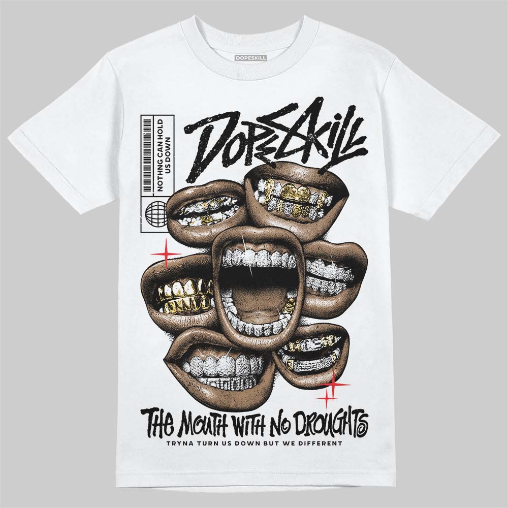 White Thunder 4s superstreetwear T-Shirt The Mouth With No Droughts Graphic