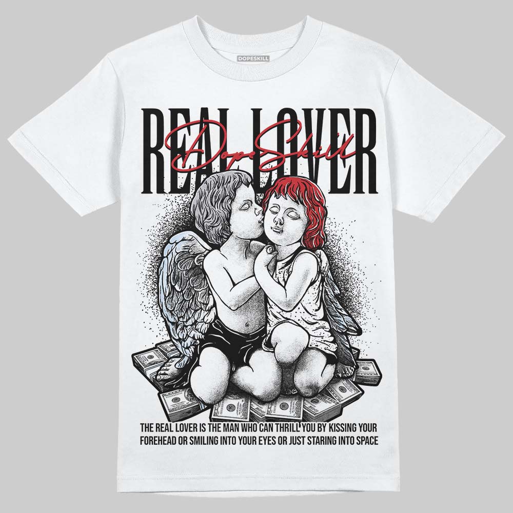 Black Metallic Reimagined 5s superstreetwear T-Shirt Real Lover Graphic