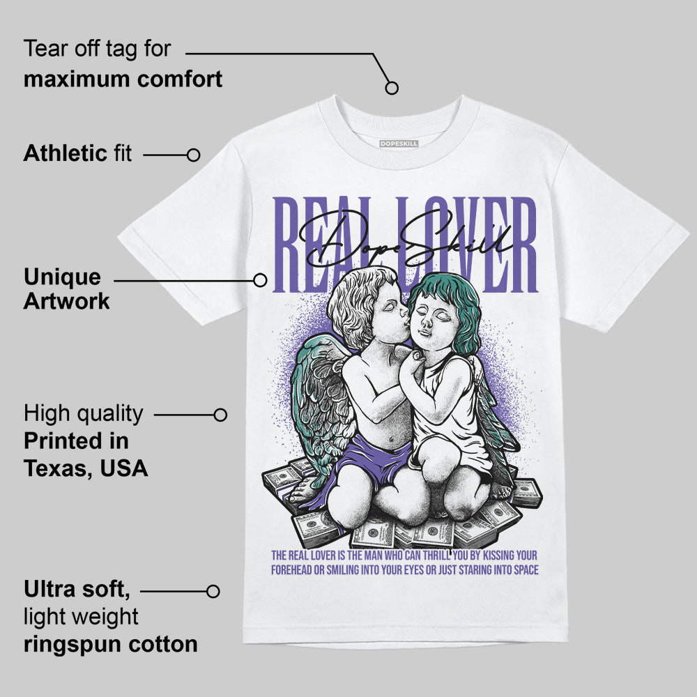 Grape 5s superstreetwear T-Shirt Real Lover Graphic