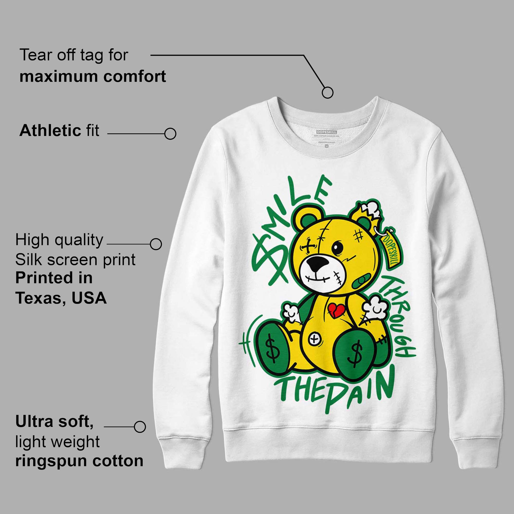 Dunk Low Reverse Brazil superstreetwear Sweatshirt BEAN Graphic