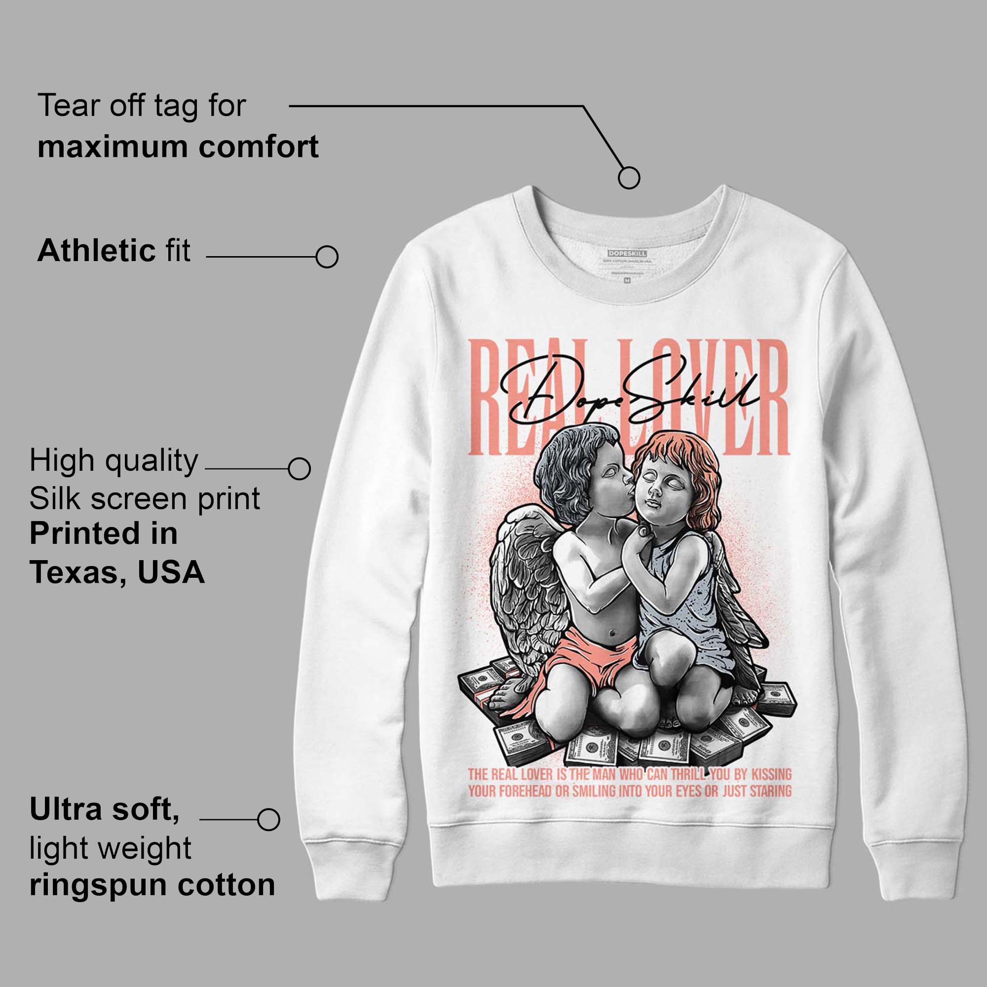 Crimson Bliss 5s superstreetwear Sweatshirt Real Lover Graphic