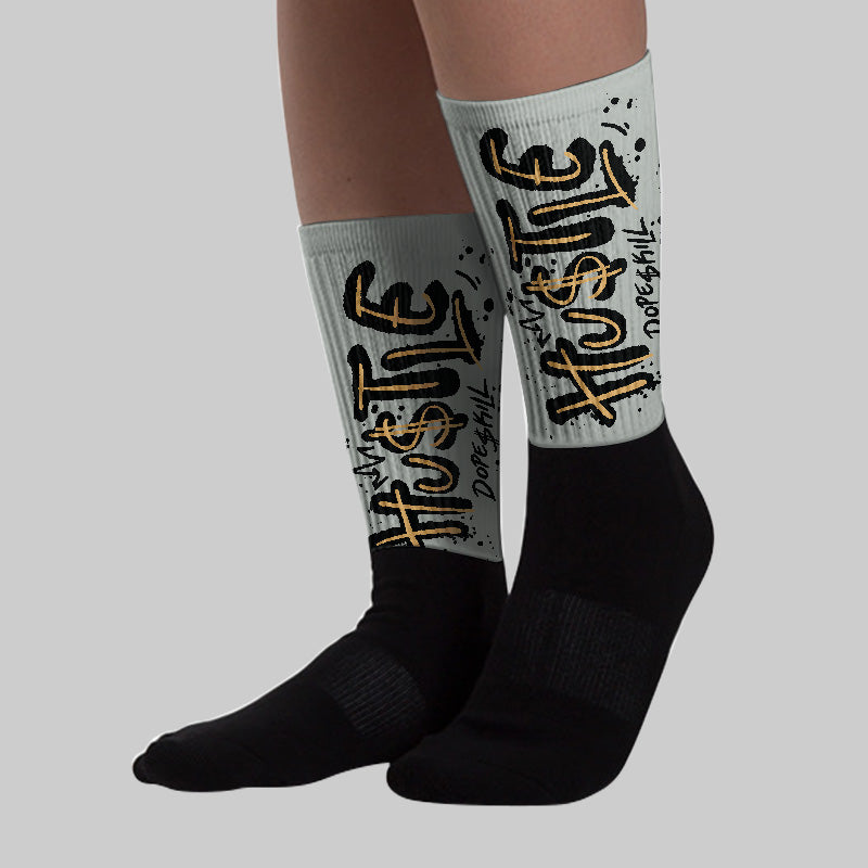 1906R a??White Golda?? superstreetwear Sublimated Socks Hustle Graphic