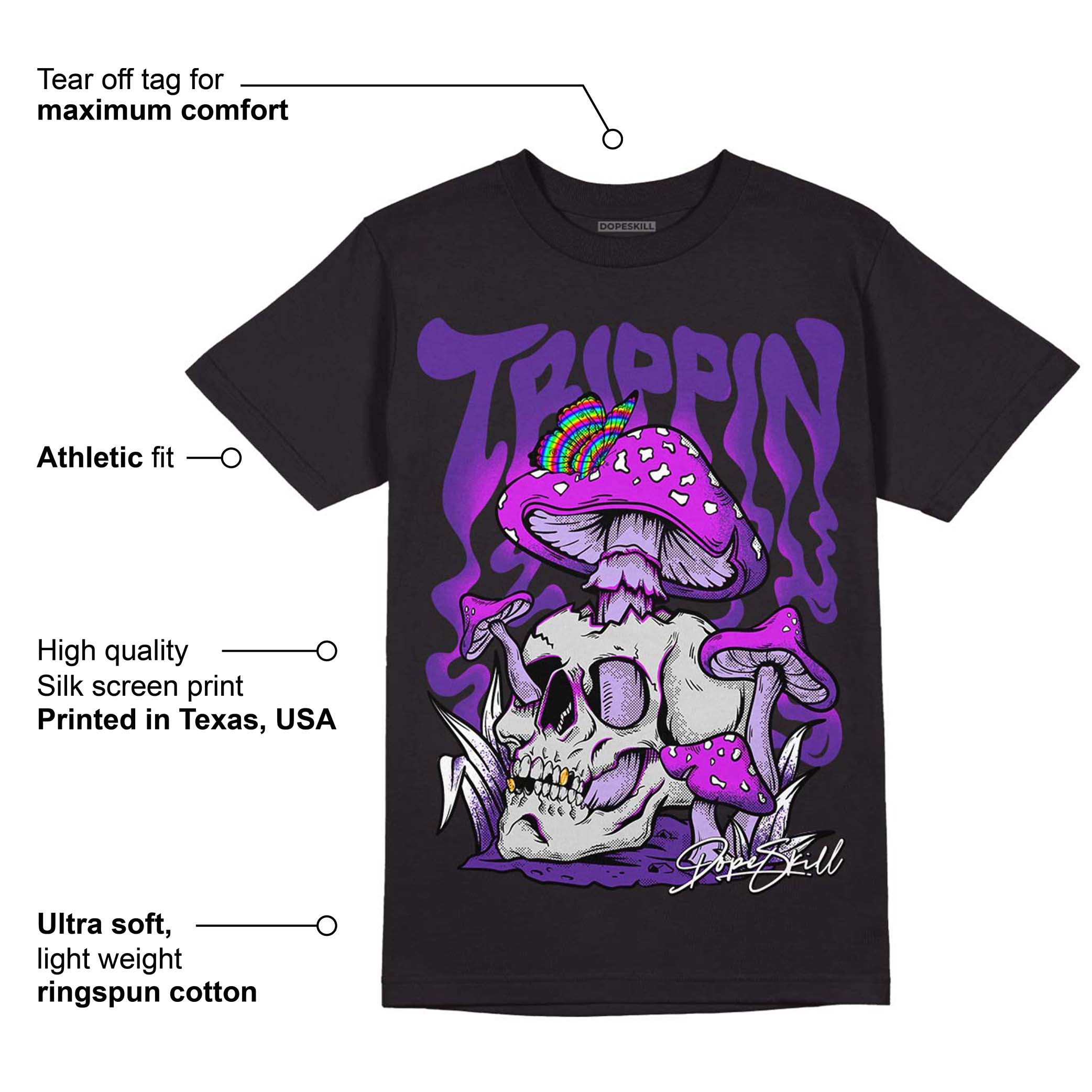 Court Purple 13s superstreetwear T-Shirt Trippin Graphic