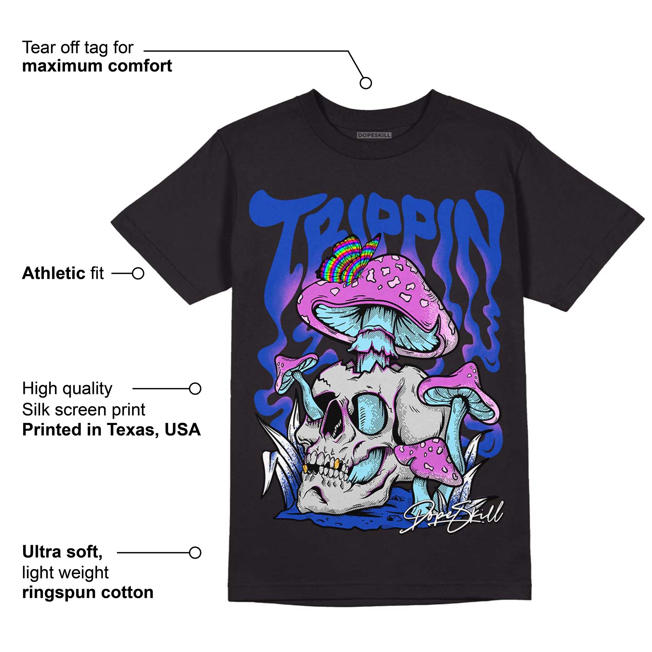 Hyper Royal 12s superstreetwear T-Shirt Trippin Graphic