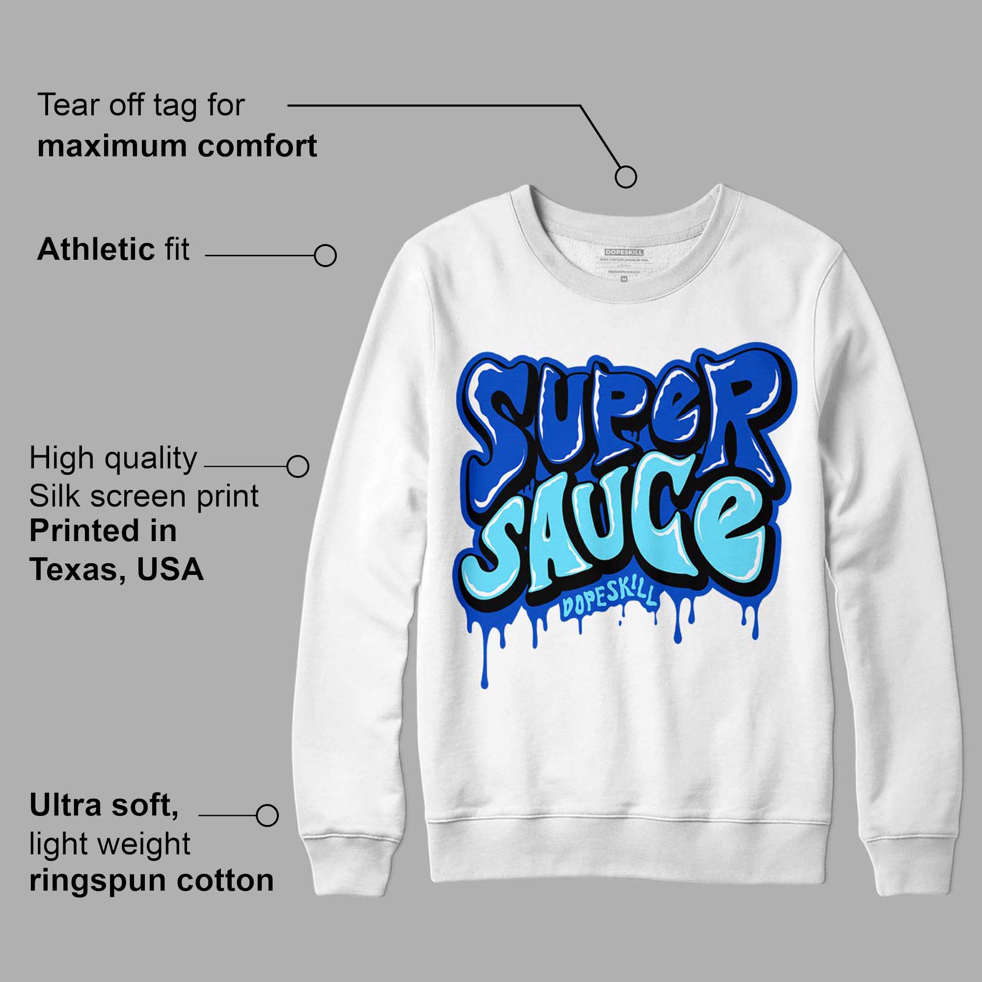 SB Dunk Argon superstreetwear Sweatshirt Super Sauce Graphic