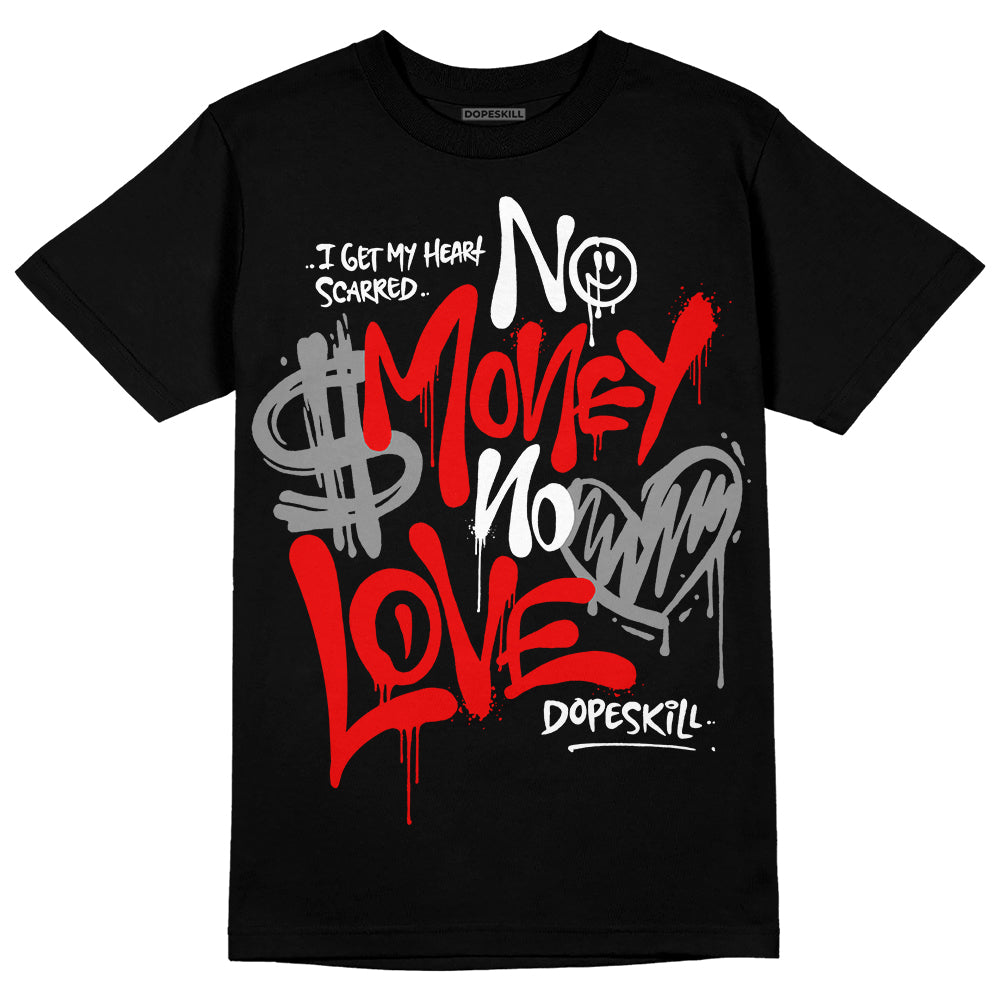 Cherry 12s superstreetwear T-Shirt No Money No Love Typo Graphic