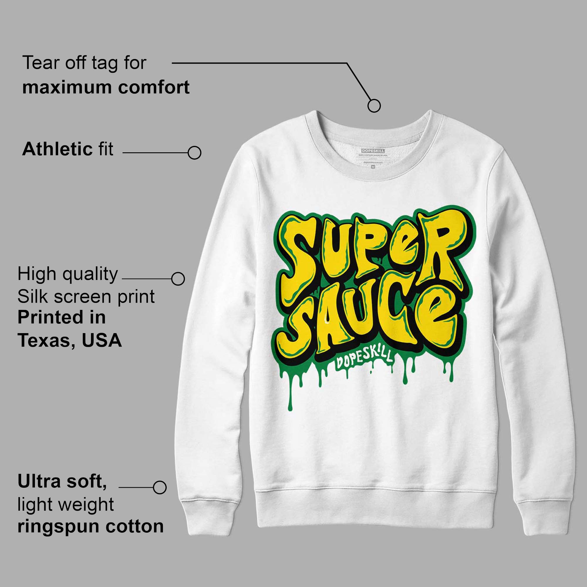 Dunk Low Reverse Brazil superstreetwear Sweatshirt Super Sauce Graphic