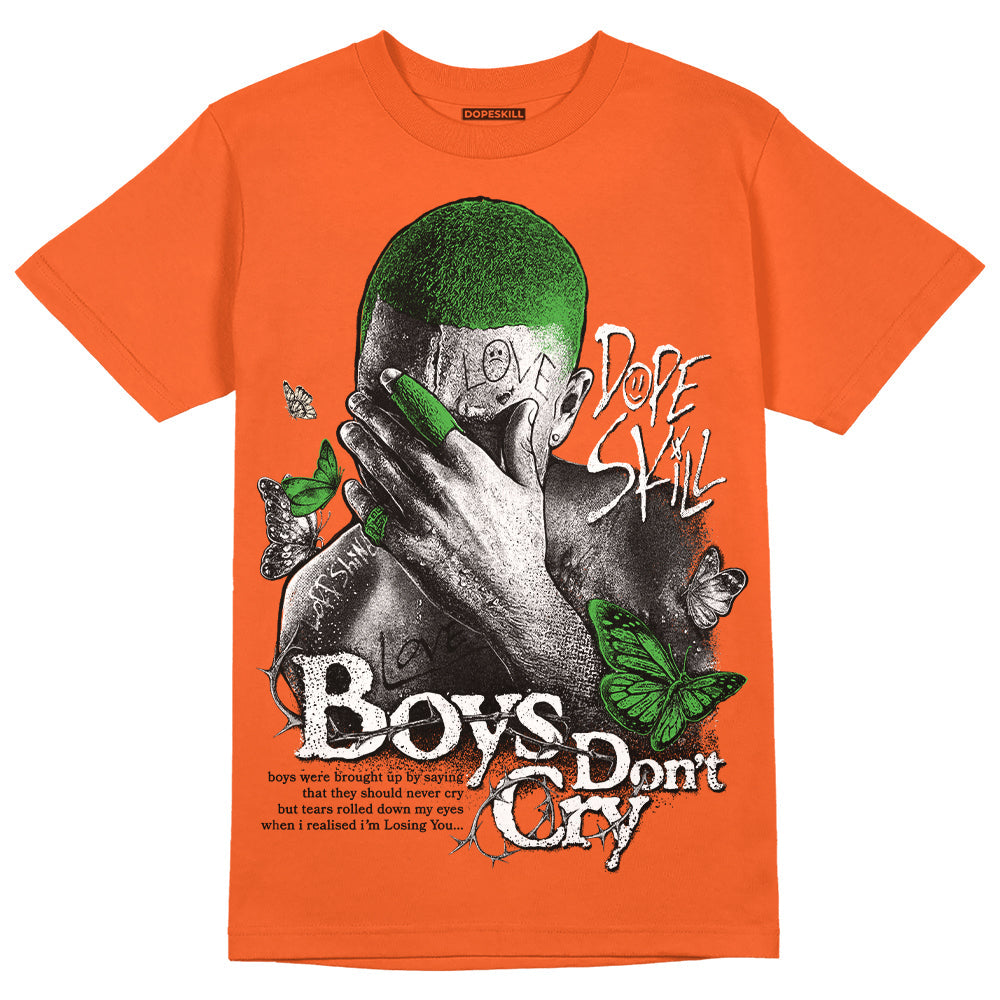 Georgia Peach 3s superstreetwear Orange T-shirt Boys Don't Cry Graphic
