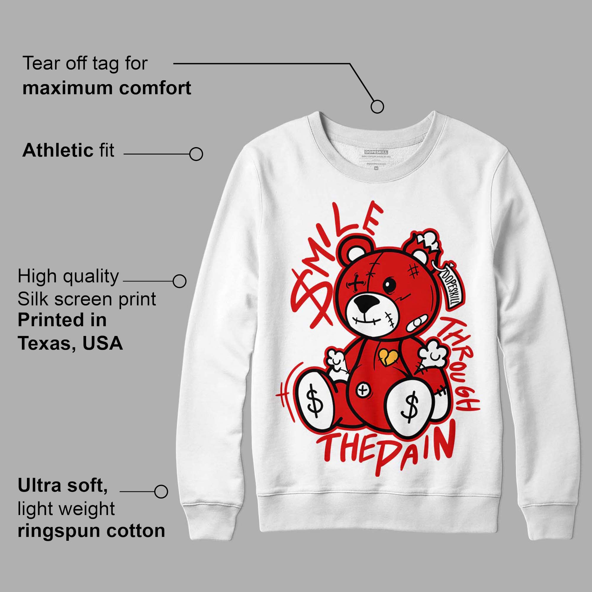 Dunk Low Gym Red superstreetwear Sweatshirt BEAN Graphic