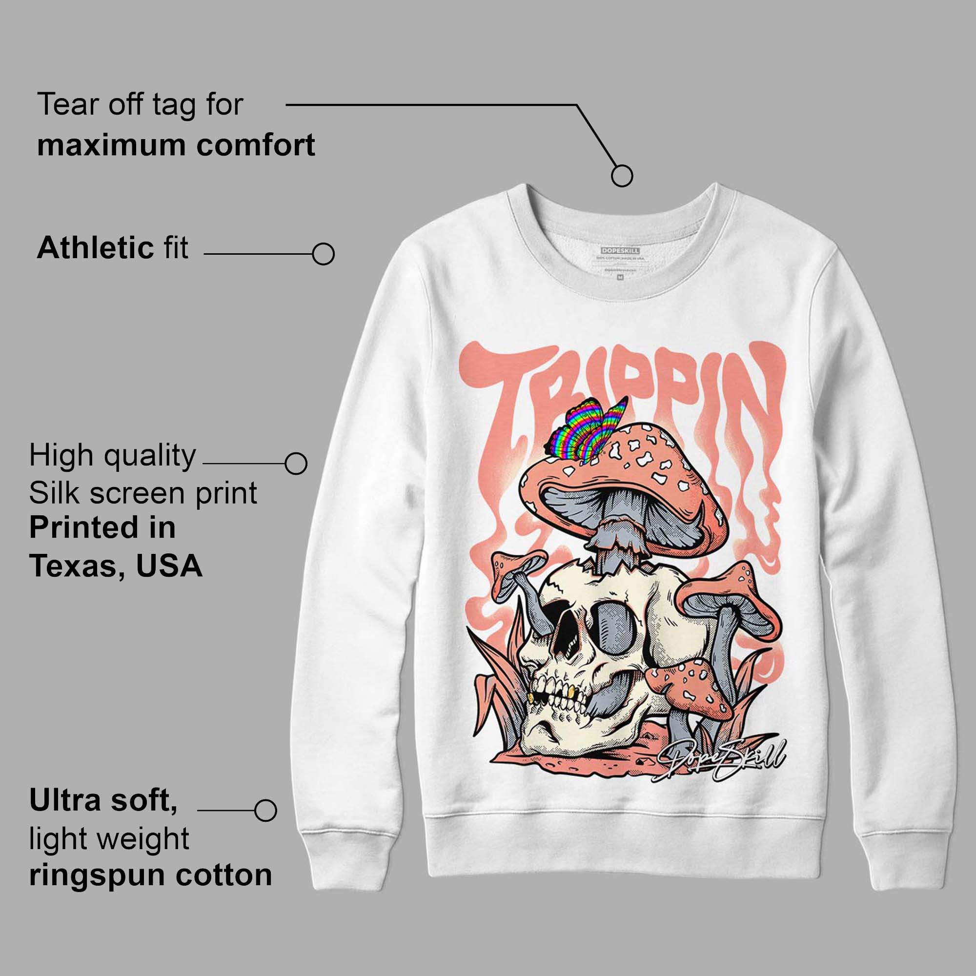 Crimson Bliss 5s superstreetwear Sweatshirt Trippin Graphic