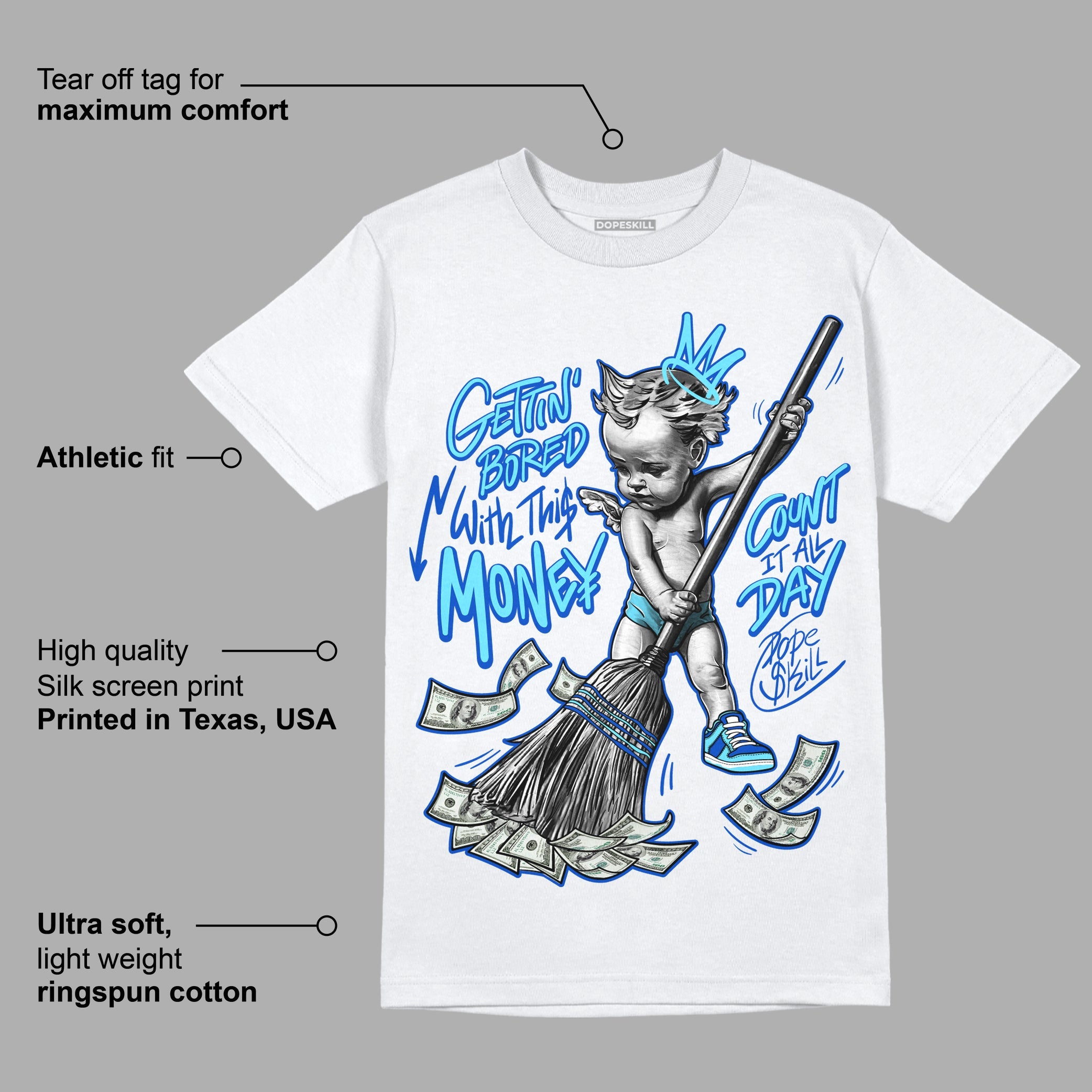 SB Dunk Argon superstreetwear T-Shirt Gettin Bored With This Money Graphic