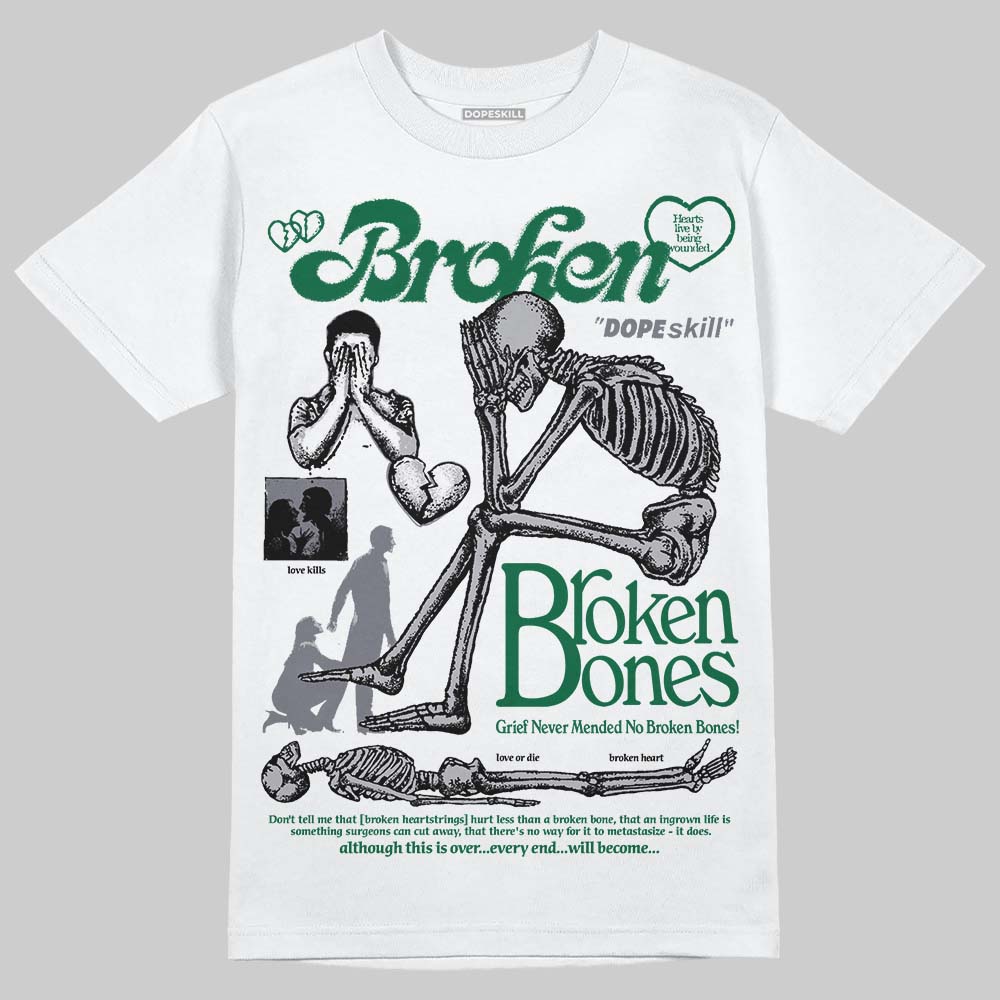 GT-2160 Shamrock Green superstreetwear T-Shirt Broken Bones Graphic