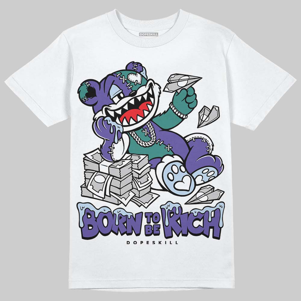 Grape 5s superstreetwear T-Shirt Born To Be Rich Graphic