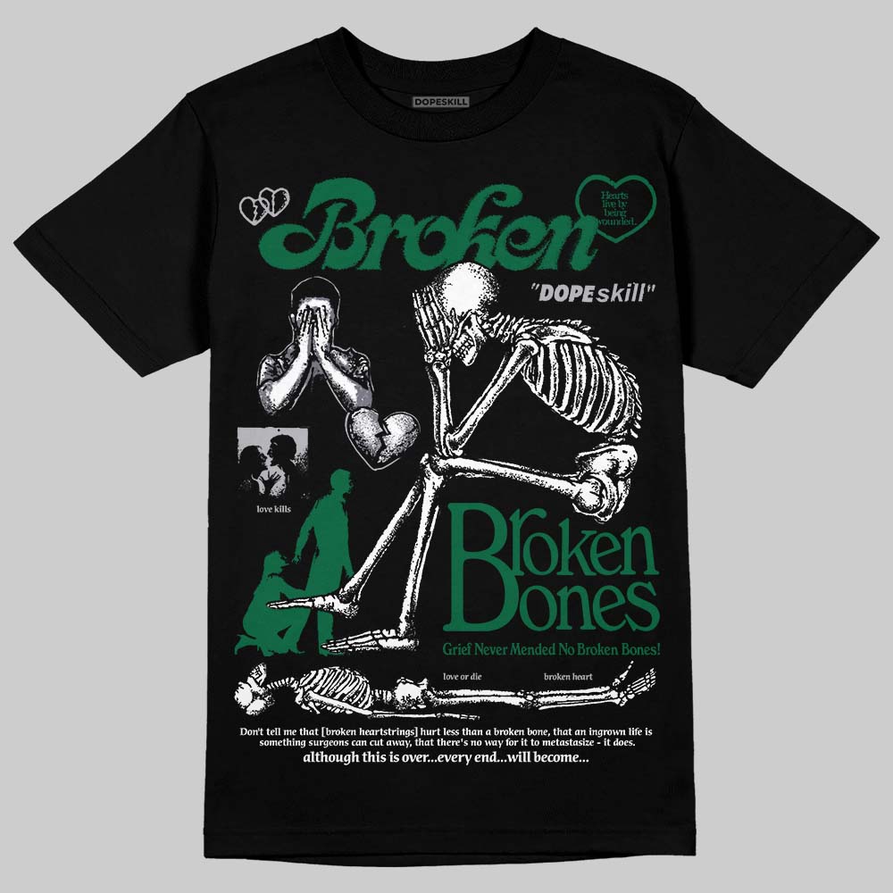 GT-2160 Shamrock Green superstreetwear T-Shirt Broken Bones Graphic
