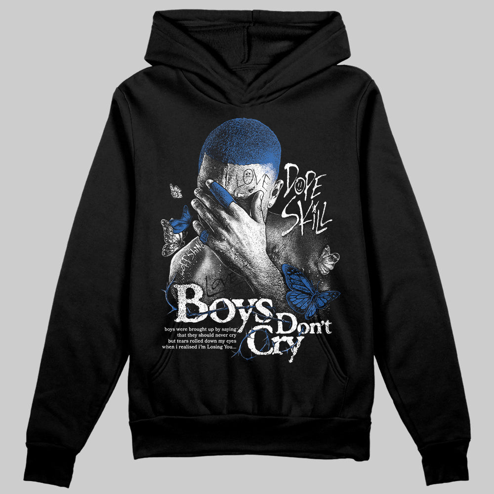 Blueberry 12s superstreetwear Hoodie Sweatshirt Boys Don't Cry Graphic