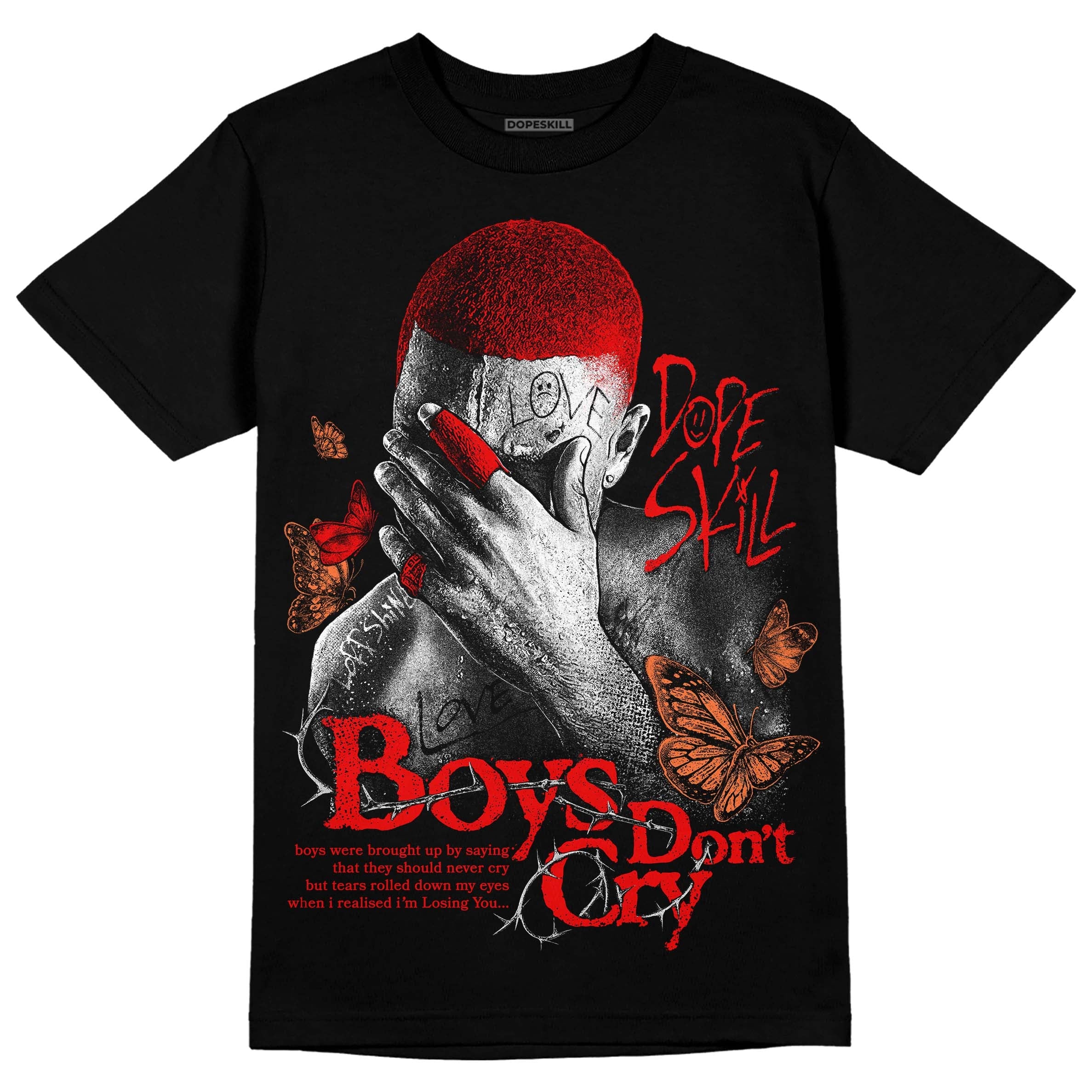 Cherry 12s superstreetwear T-Shirt Boys Don't Cry Graphic
