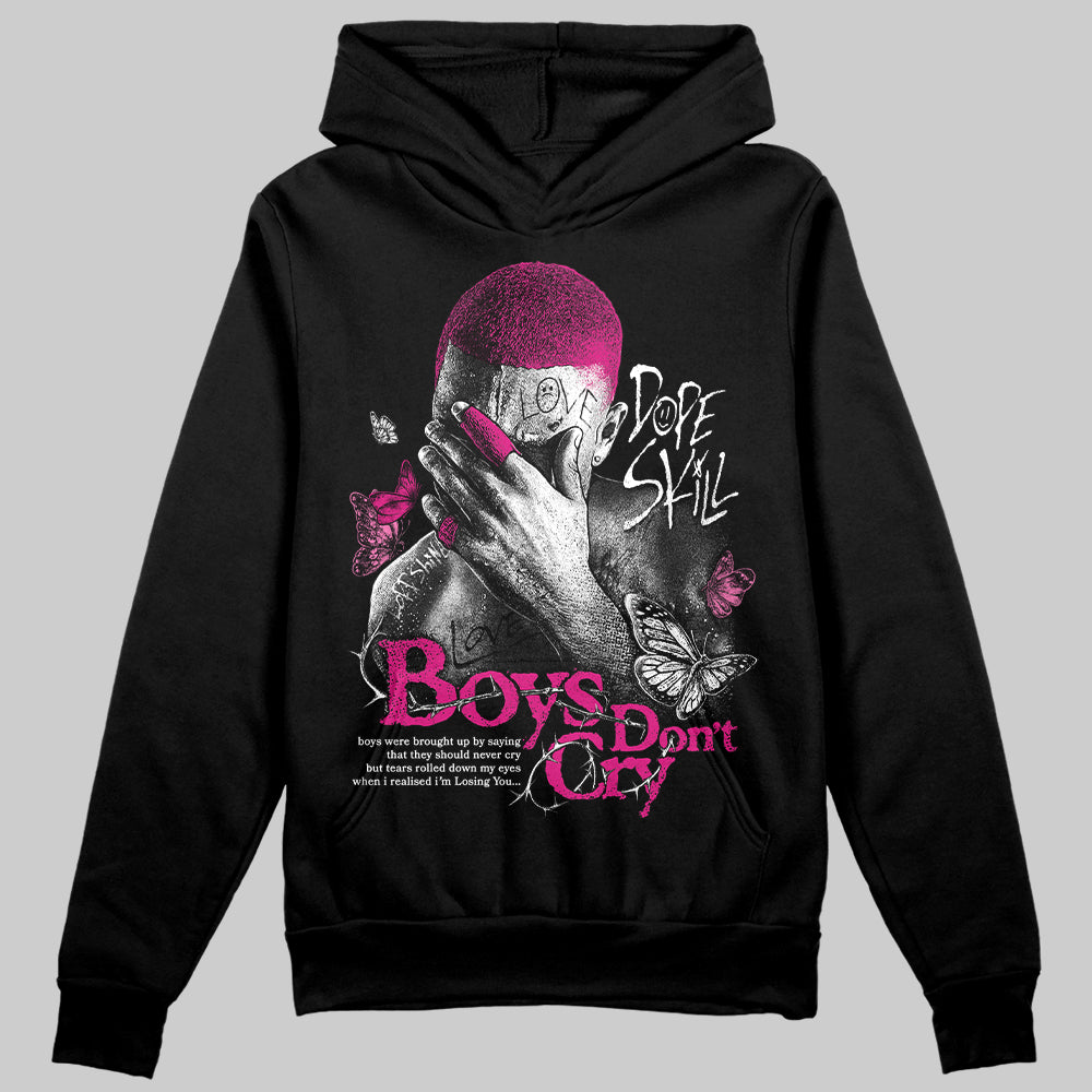 Rick RO Pink Leather Sneakers superstreetwear Hoodie Sweatshirt Boys Don't Cry Graphic