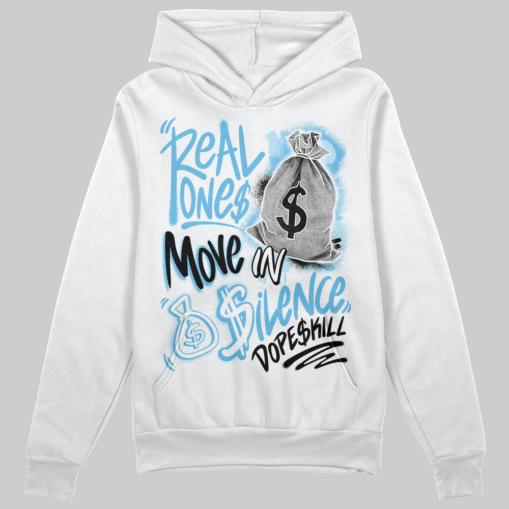 Legend Blue 11s superstreetwear Hoodie Sweatshirt Real One Move In Silence Graphic