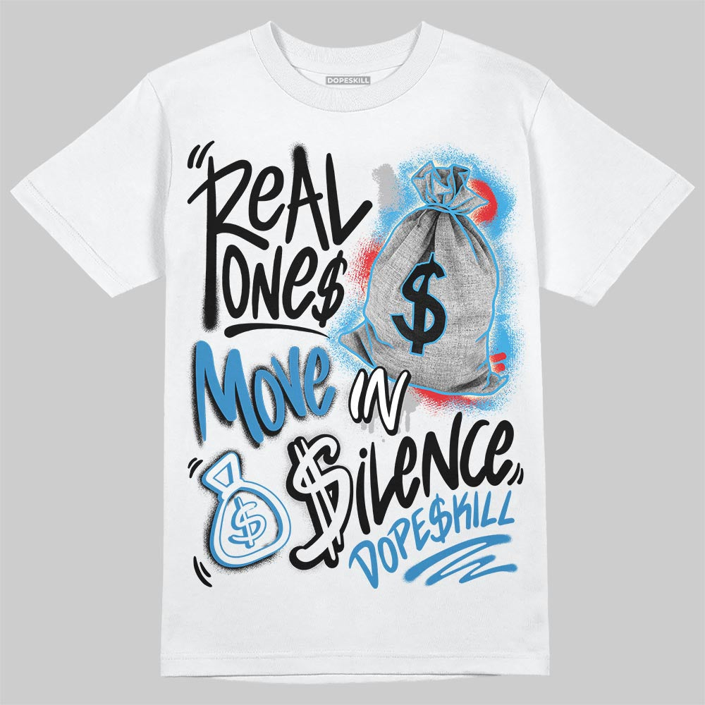 Rare Air 3s superstreetwear T-Shirt Real Ones Move In Silence Graphic