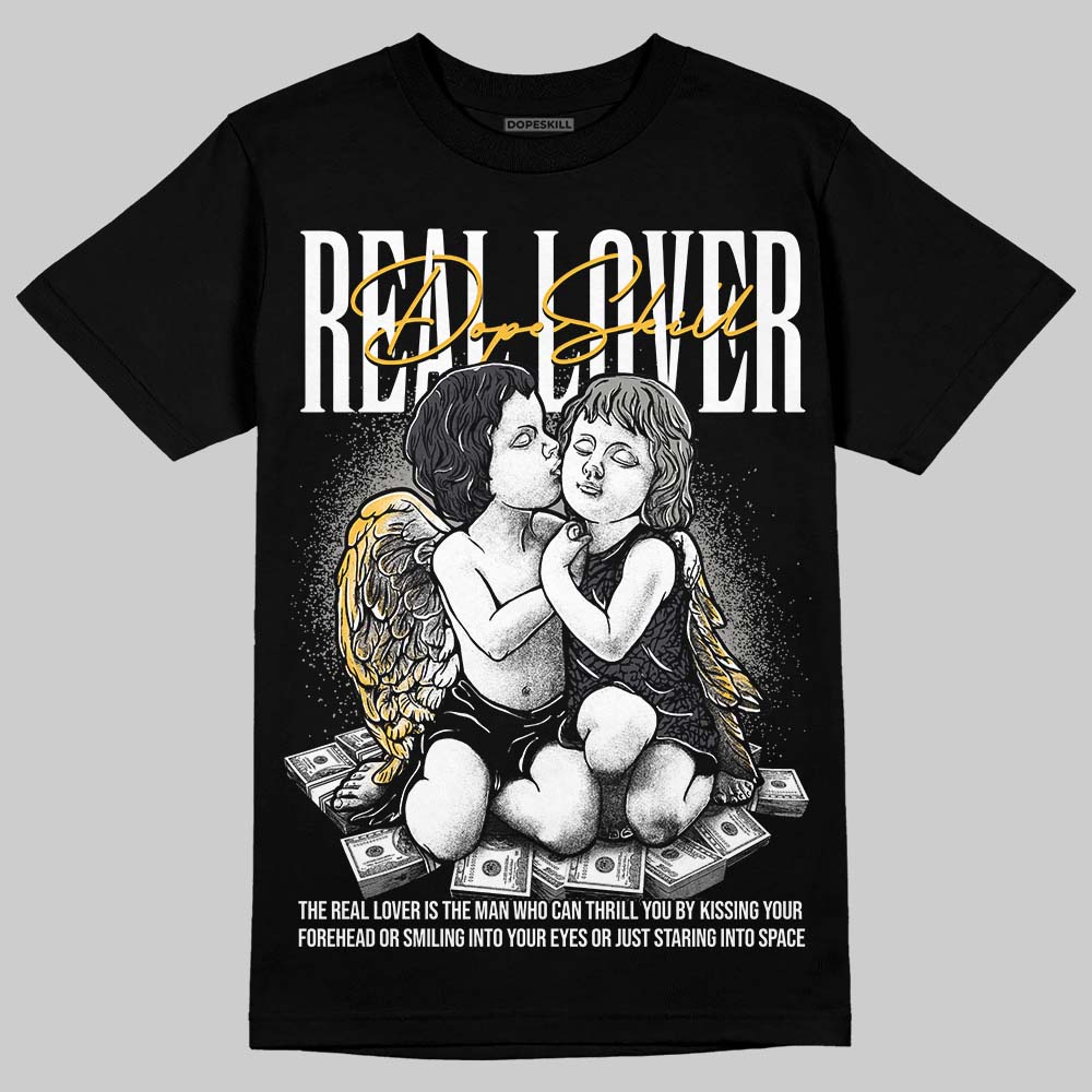 Black Cat 3s superstreetwear T-Shirt Real Lover Graphic