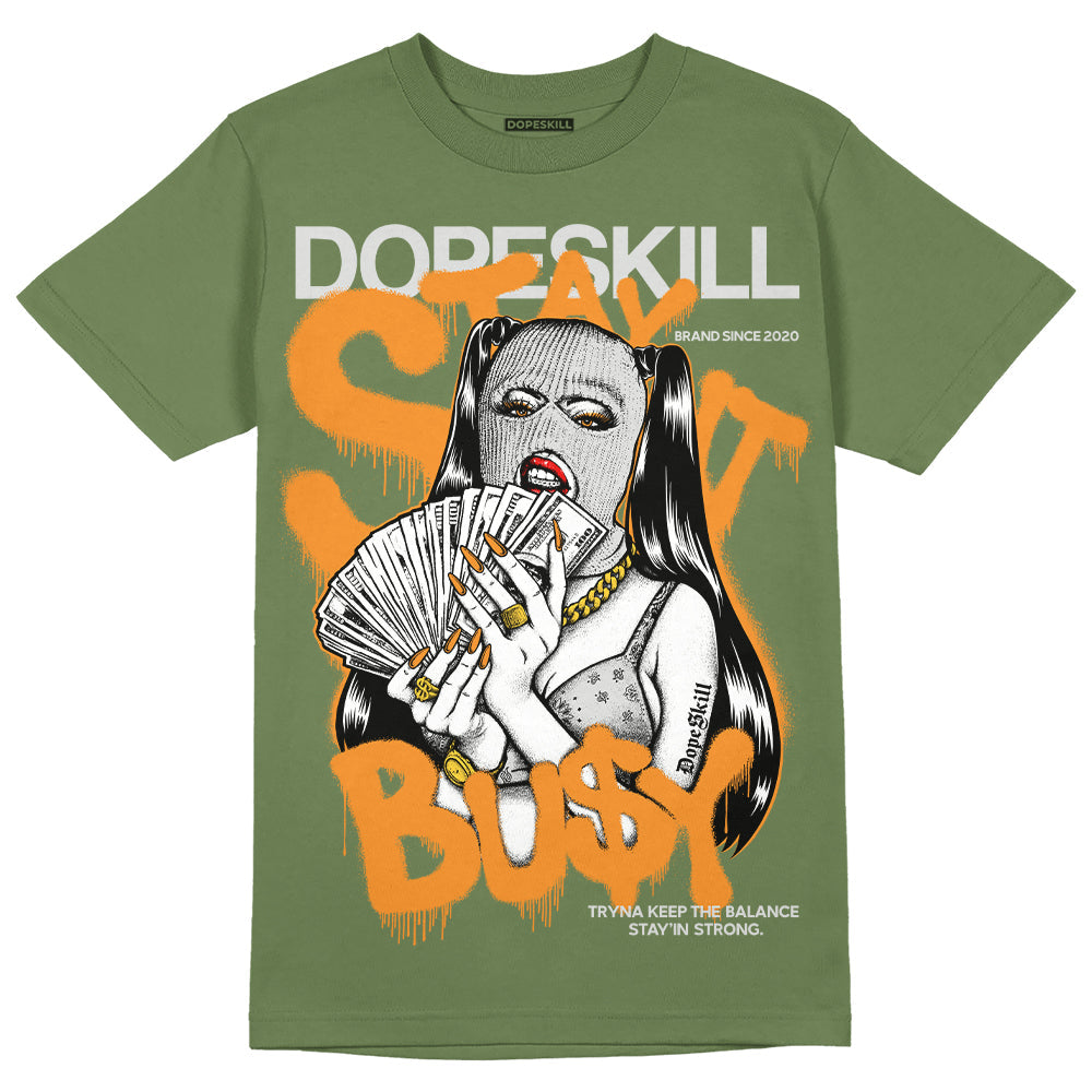 Olive 5s superstreetwear Olive T-shirt Stay It Busy Graphic