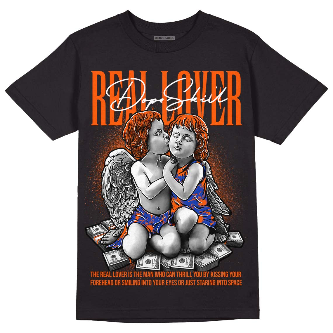 Dunk Low Futura Orange Blaze superstreetwear T-Shirt Real Lover Graphic