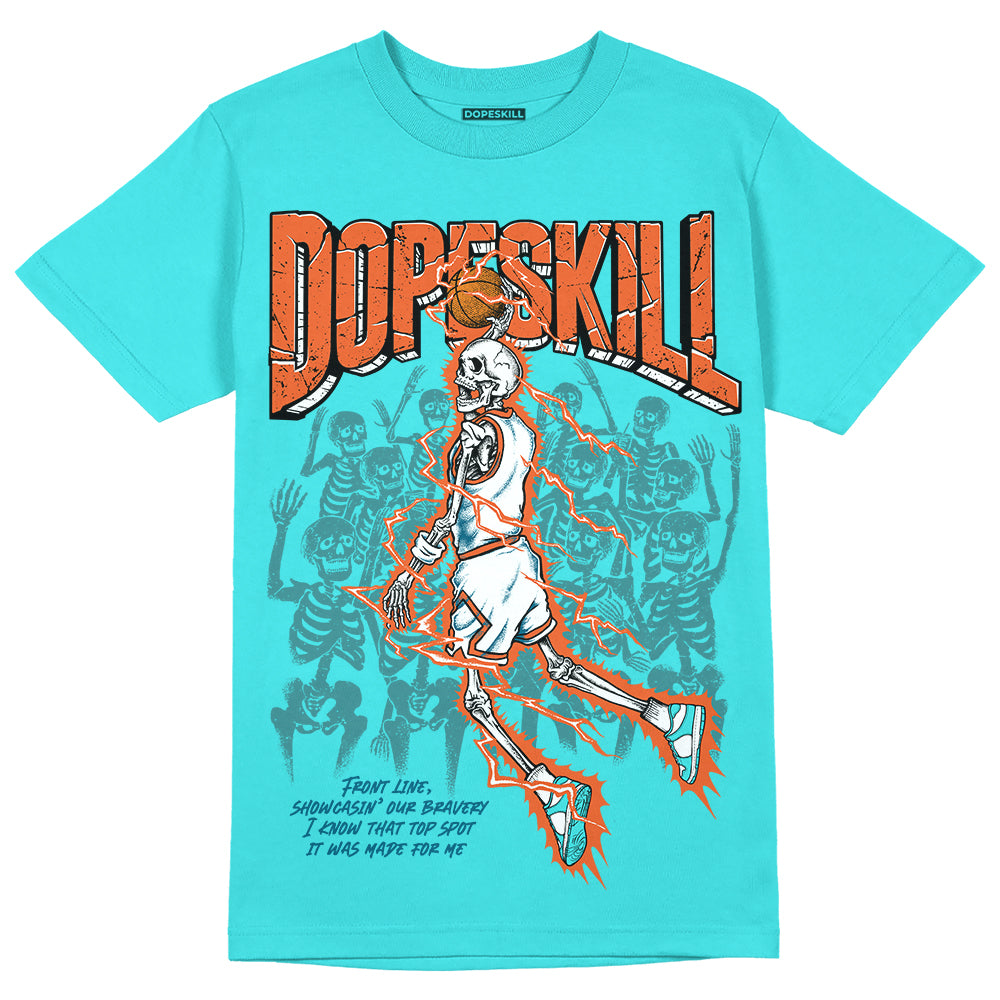 Dunk Dolphins superstreetwear Tahiti Blue T-shirt Thunder Dunk Graphic