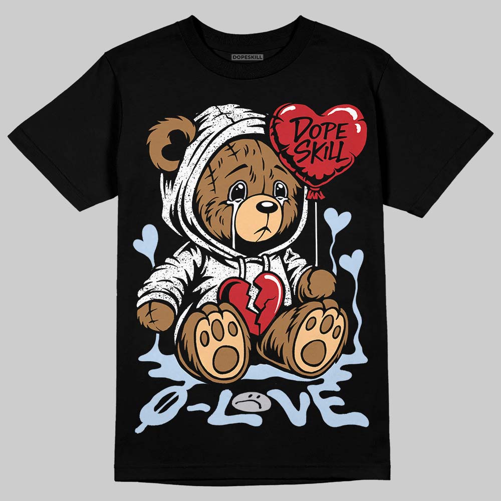 Black Metallic Reimagined 5s superstreetwear T-Shirt Broken Bear Graphic