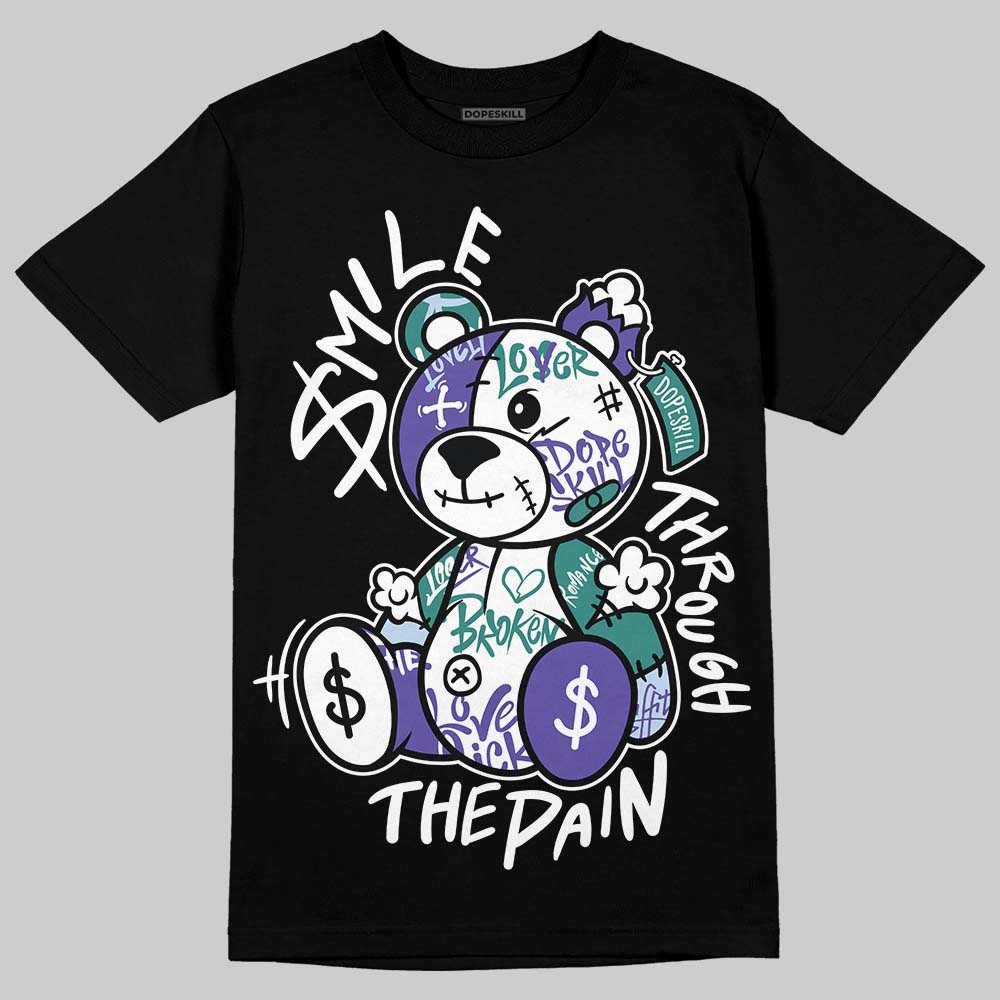 Grape 5s superstreetwear T-Shirt Smile Through The Pain Graphic