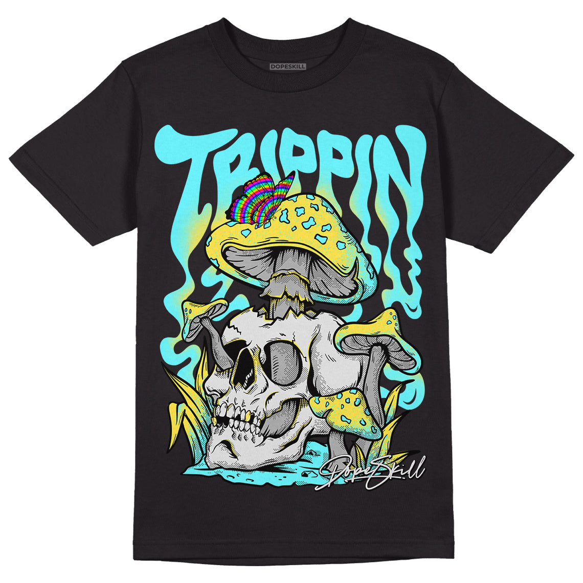 Aqua 5s superstreetwear T-Shirt Trippin Graphic