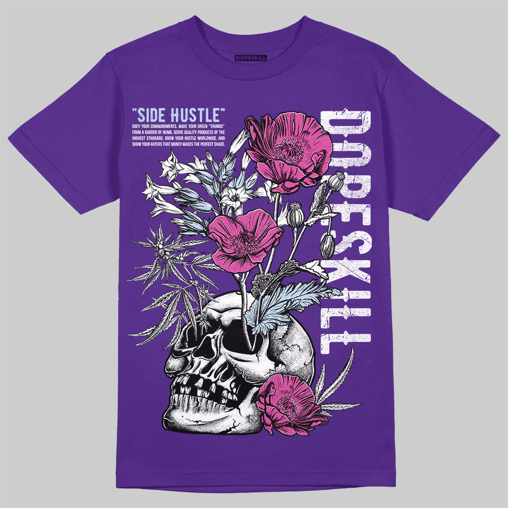 Grape 5s superstreetwear T-Shirt Side Hustle Graphic