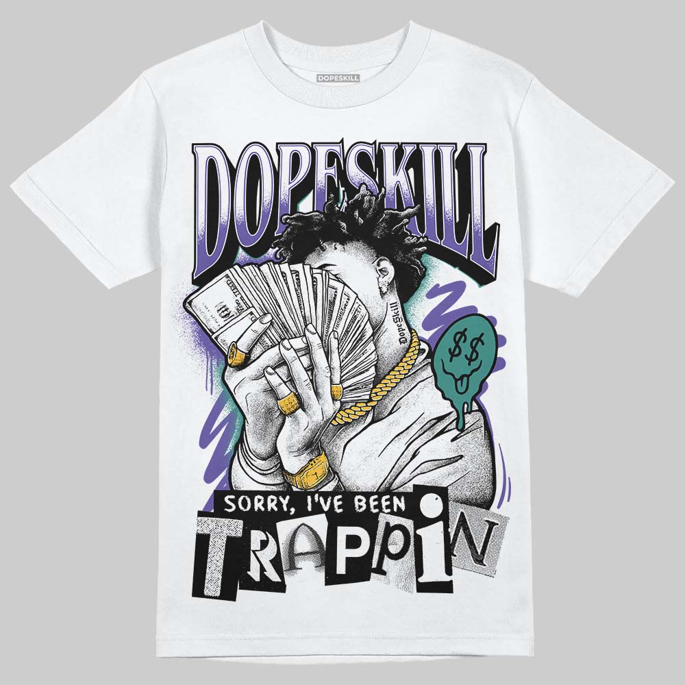 Grape 5s superstreetwear T-Shirt Sorry I've Been Trappin Graphic
