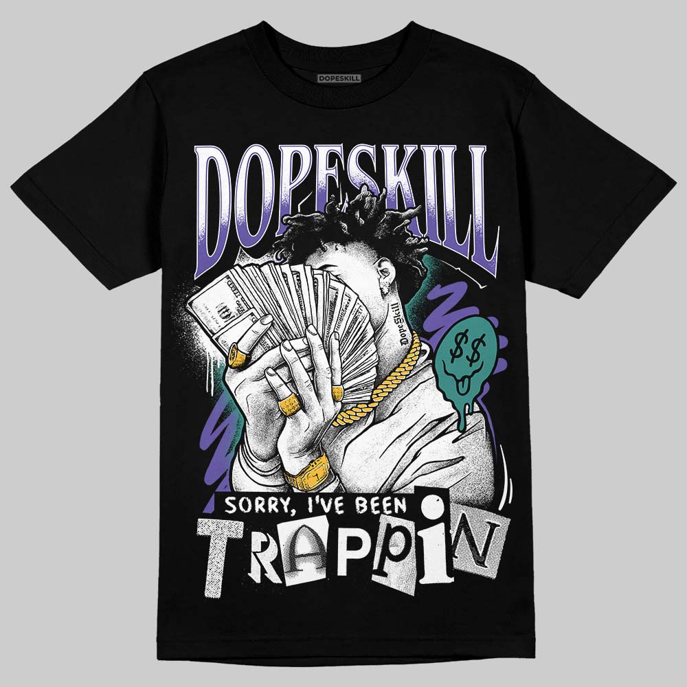 Grape 5s superstreetwear T-Shirt Sorry I've Been Trappin Graphic