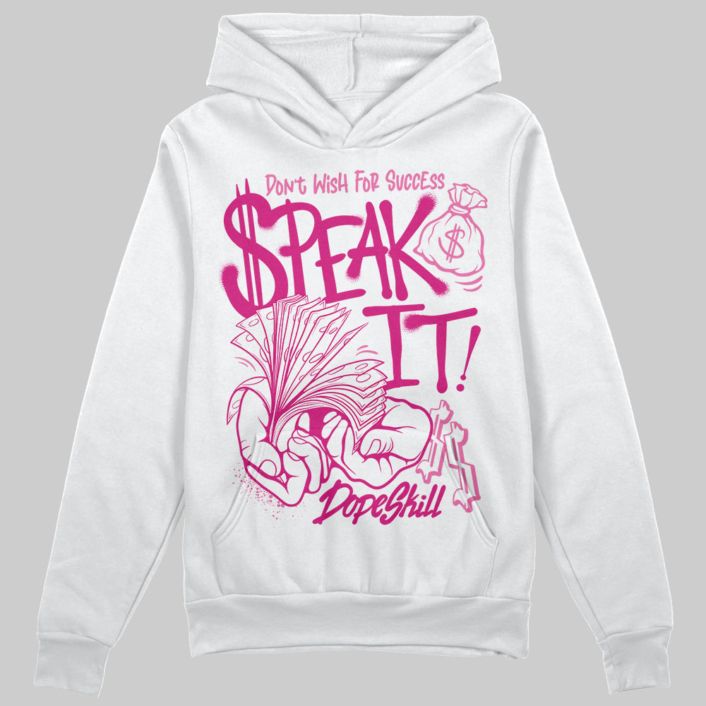 Rick RO Pink Leather Sneakers superstreetwear Hoodie Sweatshirt Speak It Graphic