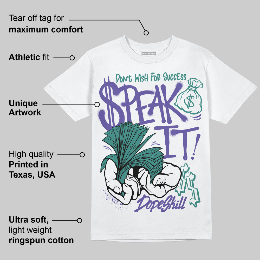 Grape 5s superstreetwear T-Shirt Speak It Graphic