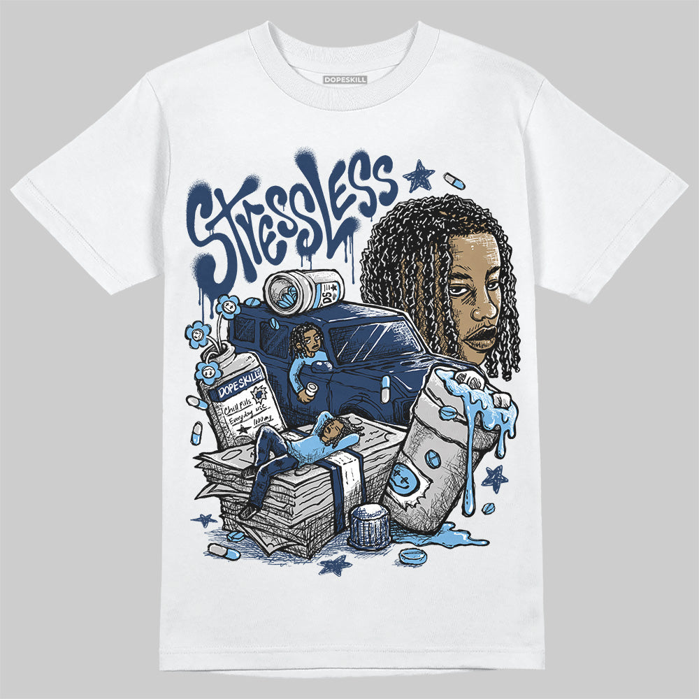 Summit White Navy 4s superstreetwear T-Shirt Stressless Graphic