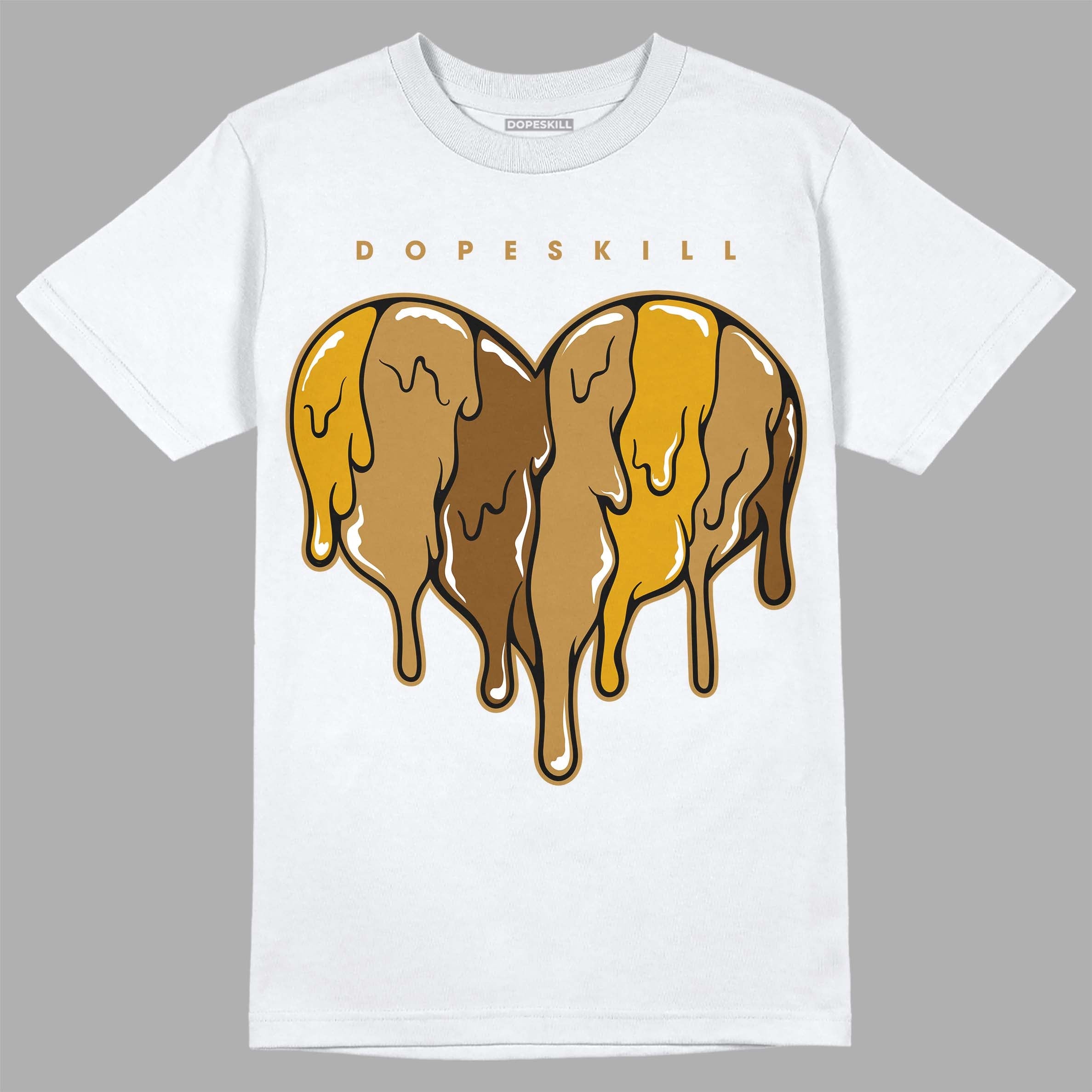 Wheat 13s superstreetwear T-Shirt Slime Drip Heart Graphic