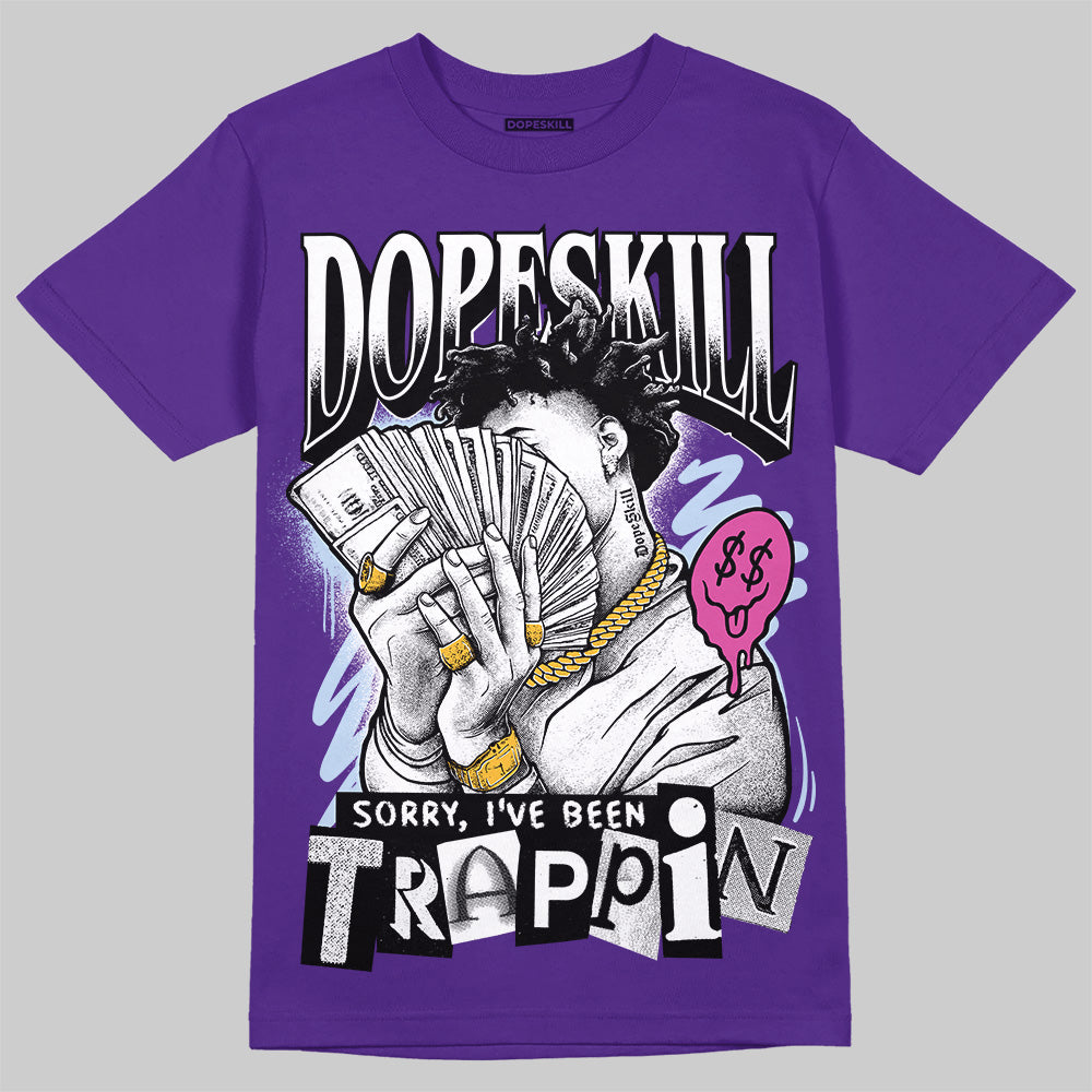 Grape 5s superstreetwear T-Shirt Sorry I've Been Trappin Graphic