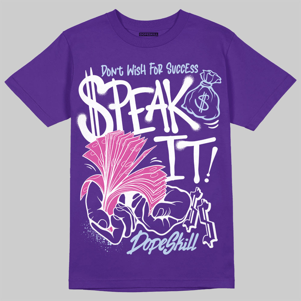 Grape 5s superstreetwear T-Shirt Speak It Graphic