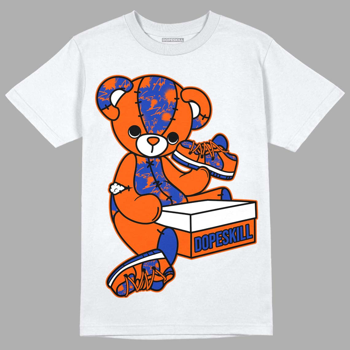 Dunk Low Futura Orange Blaze superstreetwear T-Shirt Sneakerhead BEAR Graphic