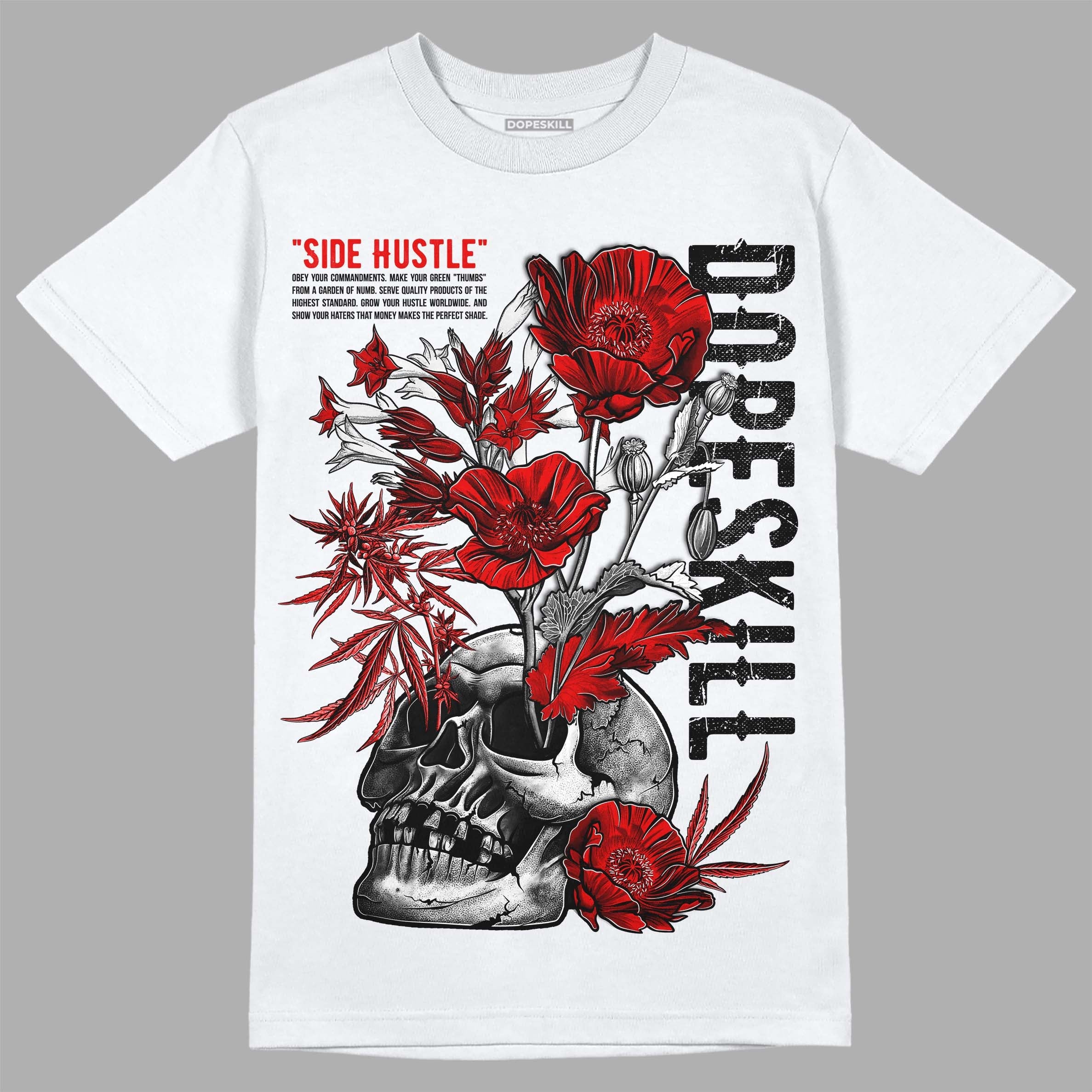 Red Cement 4S superstreetwear T-Shirt Side Hustle Graphic