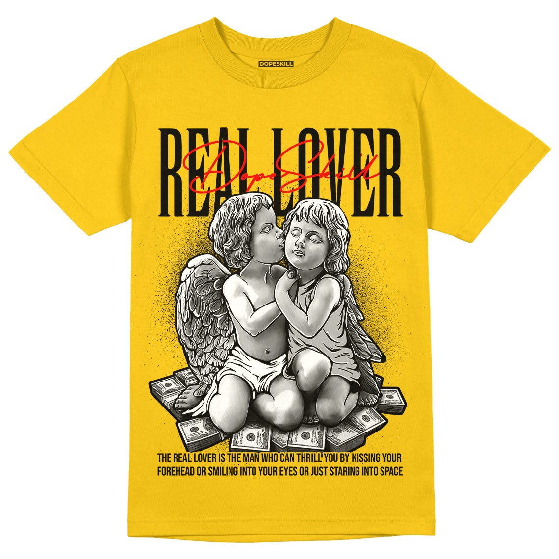 Black Tour Yellow AJ 4 Thunder superstreetwear Unisex T-Shirt Real Lover Graphic