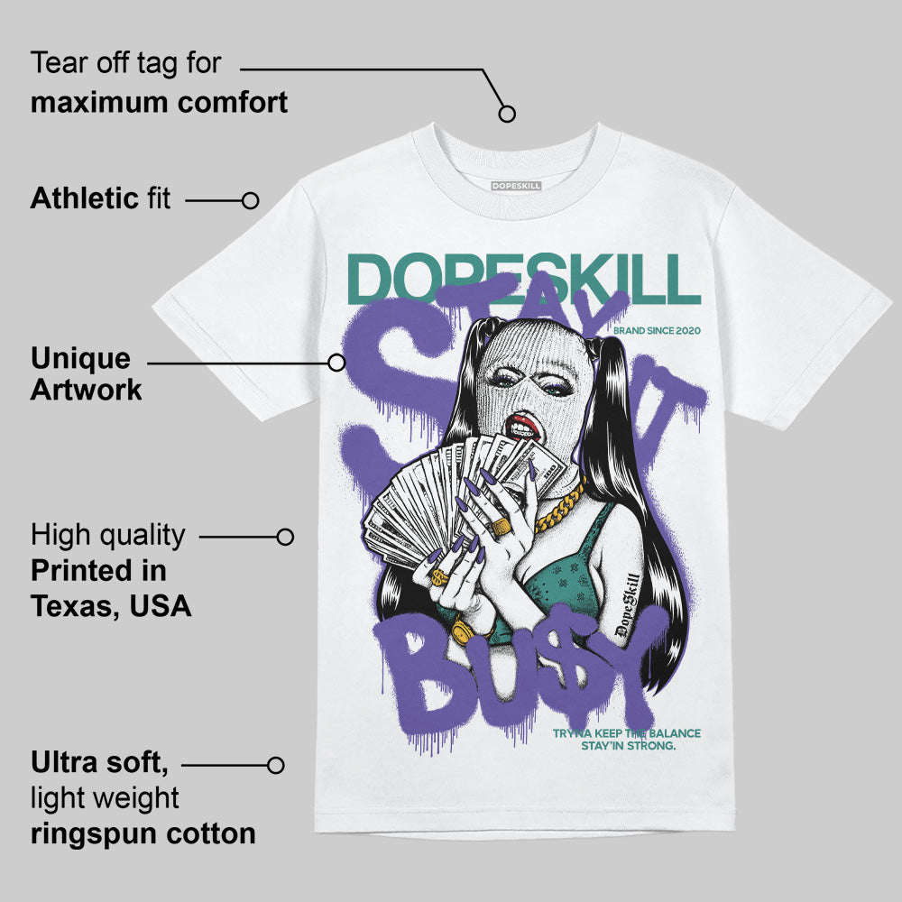 Grape 5s superstreetwear T-Shirt Stay It Busy Graphic