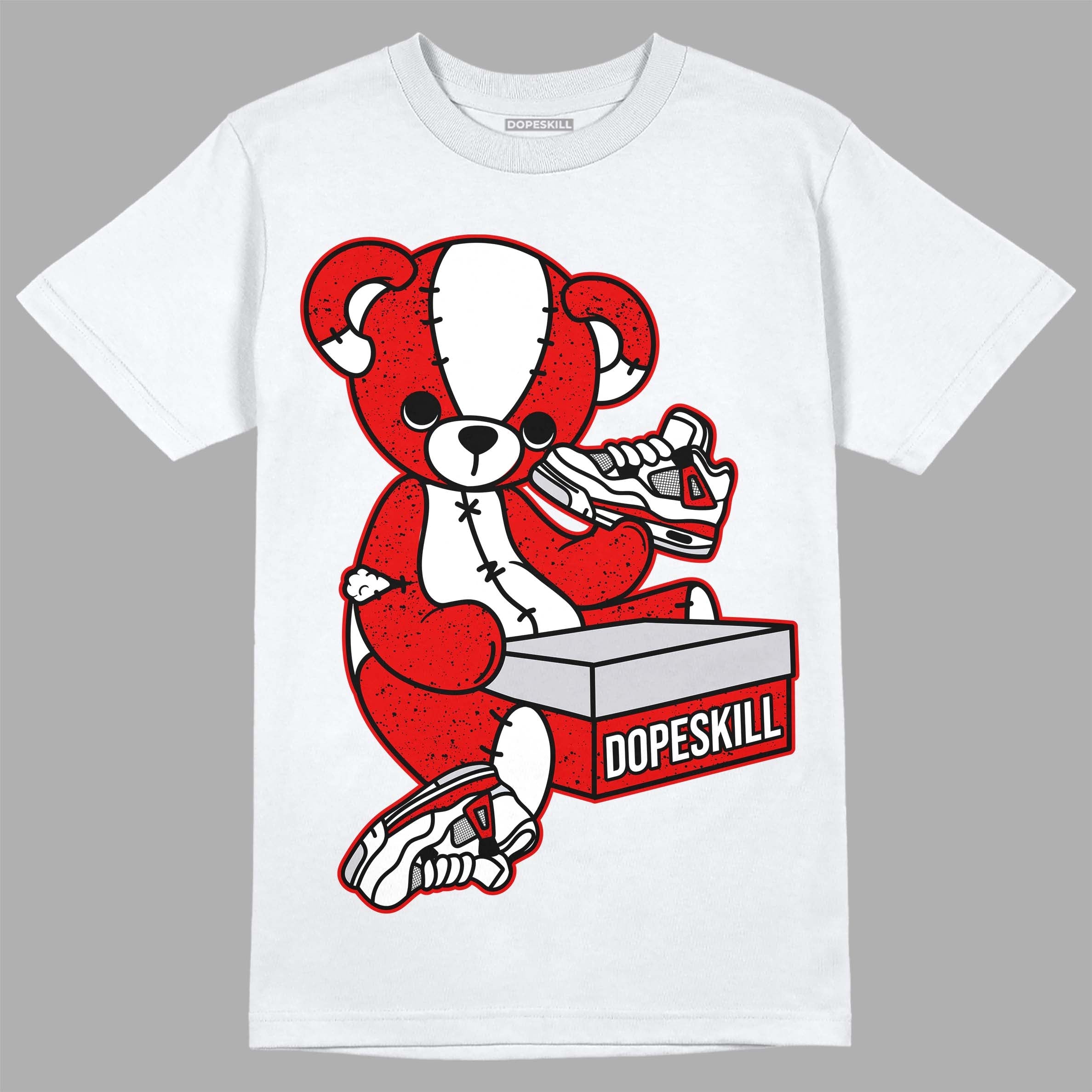 Red Cement 4S superstreetwear T-Shirt Sneakerhead BEAR Graphic